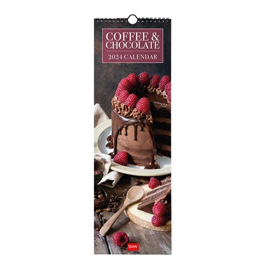 Calendario 2024, da parete, 16 x 49 cm COFFEE &CHOCOLATE