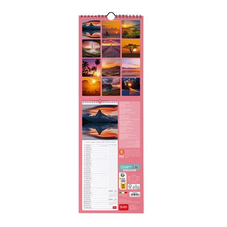 Calendario 2024, da parete, 16 x 49 cm SUNSETS - 3