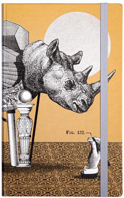 Quaderno copertina rigida, pagine bianche Oltre le Ombre - 13 x 21 cm