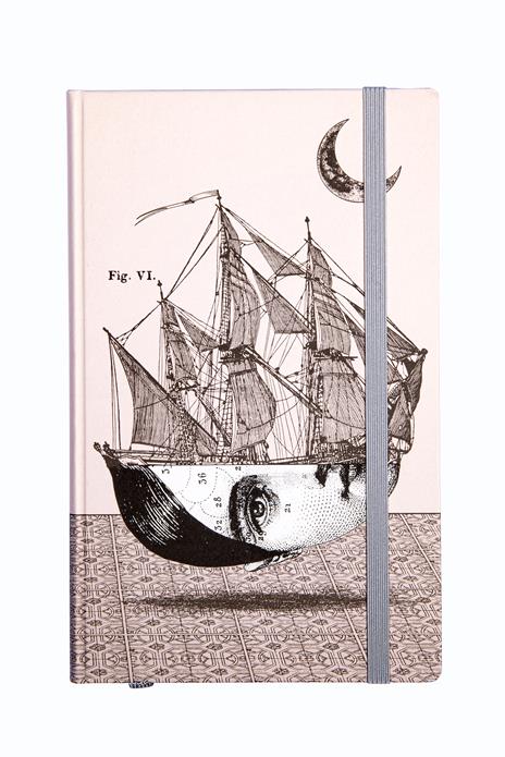 Quaderno copertina rigida, pagine a righe Il Primo Viaggio - 13 x 21 cm