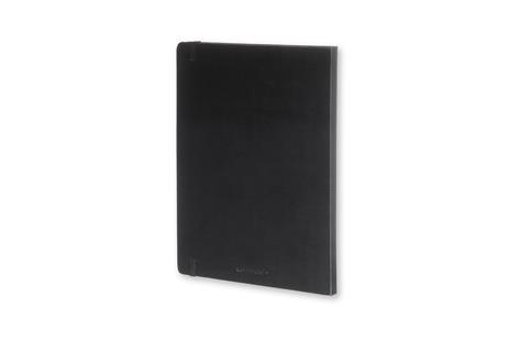 Taccuino Moleskine XL puntinato copertina rigida nero. Black - 6