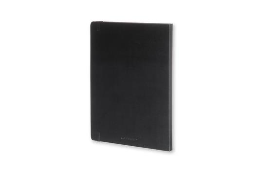 Taccuino Moleskine XL puntinato copertina rigida nero. Black - 6