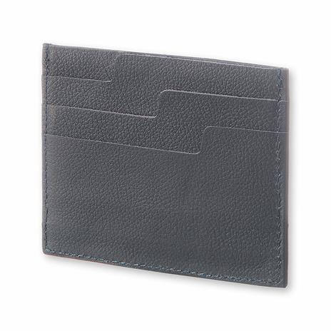 Portatessere Moleskine in pelle. Blu - 2