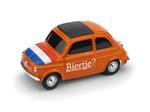 Fiat 500 Brums Olanda BIERTJE? T'IS HIER SANTASTISCH 1:43 Model BMBR059