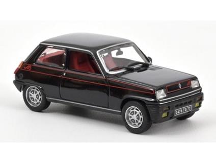 NOREV NV510532R RENAULT 5 ALPINE 1977 BLACK 1:43 REPROD.2024 Modellino