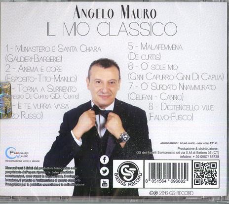 Il Mio Classico - CD Audio di Angelo Mauro - 2