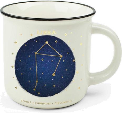 Tazza oroscopo Legami Count Your Lucky Stars Mug segno zodiacale Bilancia. Libra