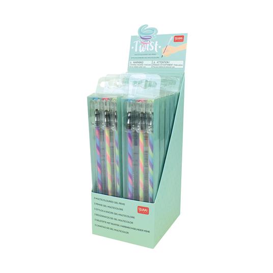 Set di 3 penne gel multicolore Legami, Twist Pen - 4