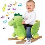Dinosauro A Dondolo Cavalcabile Peluche Giocattolo Bambini Con Effetti Sonori