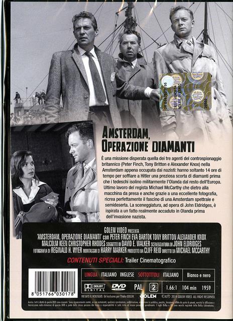 Amsterdam, operazione diamanti di Michael McCarthy - DVD - 2
