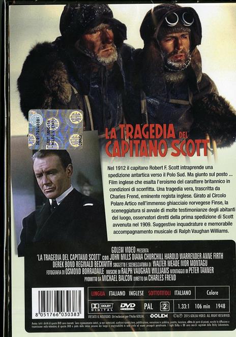 La tragedia del capitano Scott di Charles Frend - DVD - 2