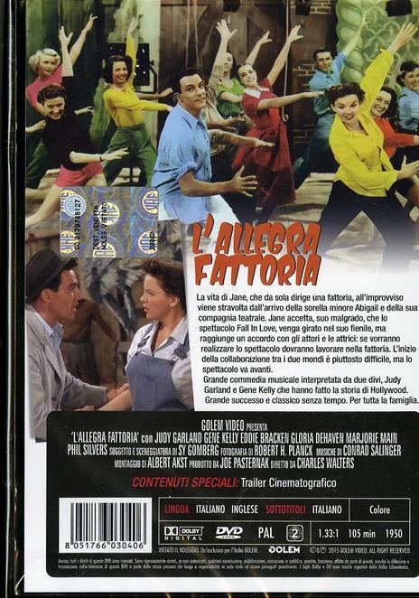 L' allegra fattoria di Charles Walters - DVD - 2
