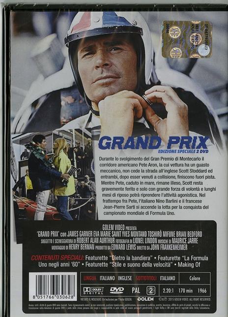 Grand Prix (2 DVD)<span>.</span> Special Edition di John Frankenheimer - DVD - 2
