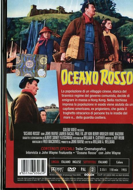 Oceano rosso di William Augustus Wellman - DVD - 2