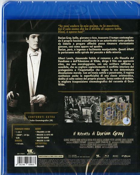 Il ritratto di dorian gray (Blu-ray) di Albert E. Lewin - Blu-ray - 2