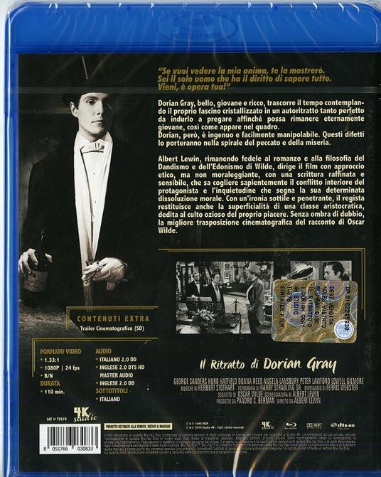 Il ritratto di dorian gray (Blu-ray) di Albert E. Lewin - Blu-ray - 2