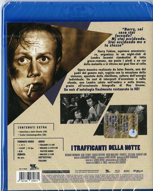 I trafficanti della notte di Jules Dassin - Blu-ray - 2
