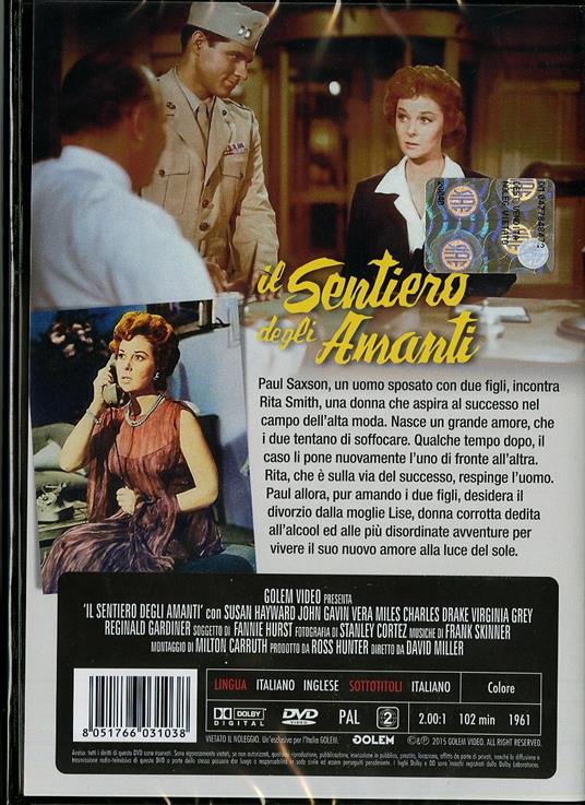 Il sentiero degli amanti di David Miller - DVD - 2