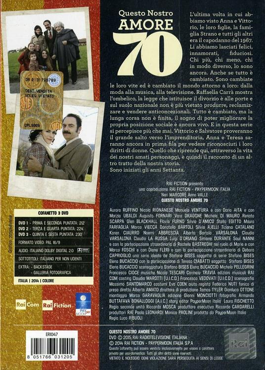 Questo nostro amore 70 (3 DVD) di Luca Ribuoli - DVD - 2