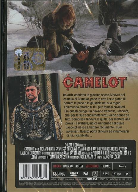 Camelot di Joshua Logan - DVD - 2