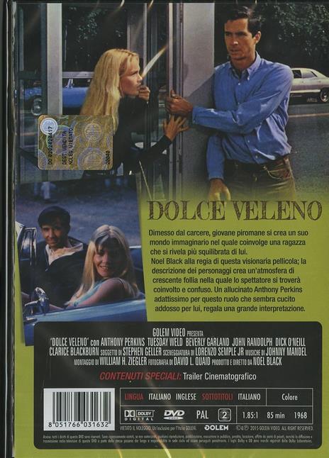 Dolce veleno di Noel Black - DVD - 2