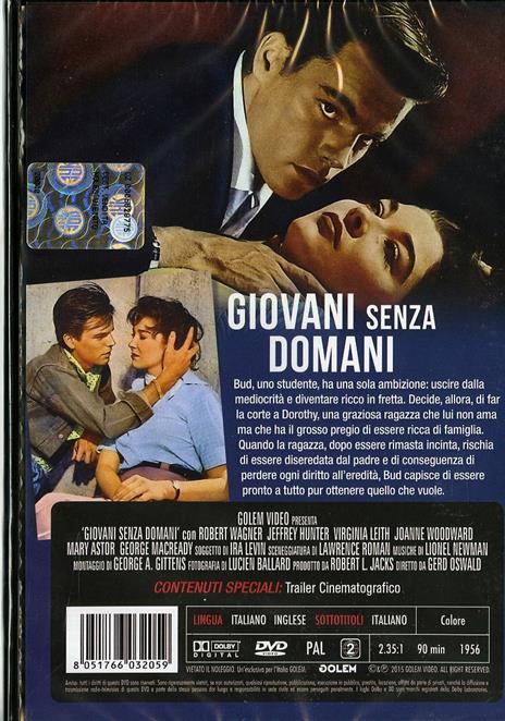 Giovani senza domani di Gerd Oswald - DVD - 2