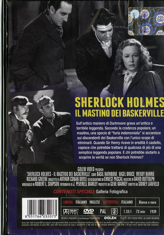 Sherlock Holmes. Il mastino dei Baskerville di Sidney Lanfield - DVD - 2