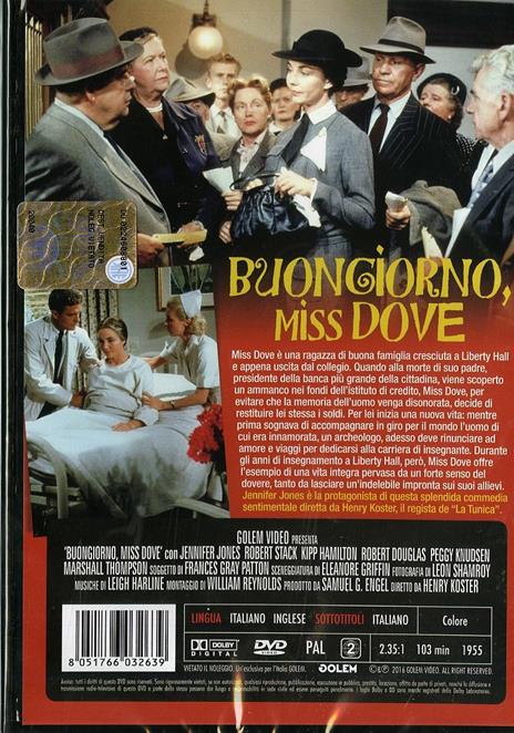 Buongiorno, Miss Dove di Henry Koster - DVD - 2