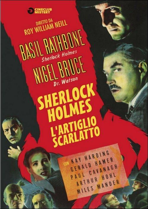 Sherlock Holmes. L'artiglio scarlatto di Roy William Neill - DVD