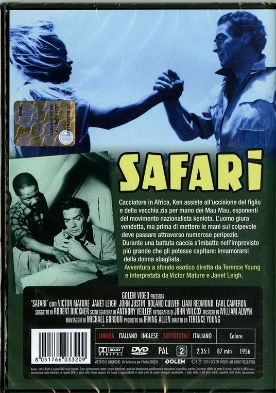 Safari di Terence Young - DVD - 2
