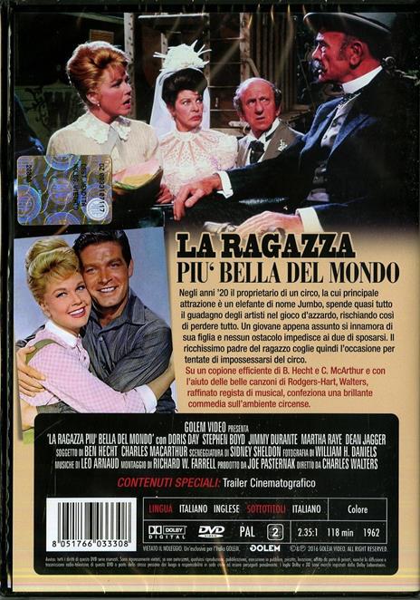 La ragazza più bella del mondo di Charles Walters - DVD - 2