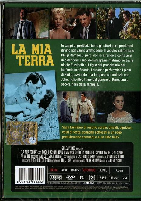 La mia terra di Henry King - DVD - 2