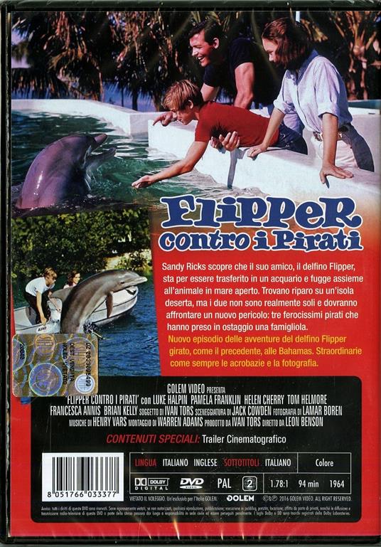 Flipper contro i pirati di Leon Benson - DVD - 2