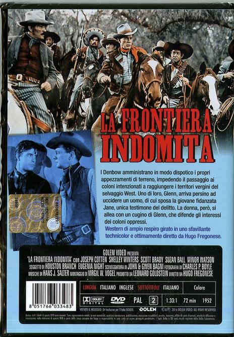 La frontiera indomita di Hugo Fregonese - DVD - 2