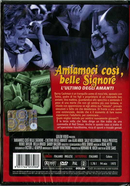 Amiamoci così belle signore di Gene Saks - DVD - 2