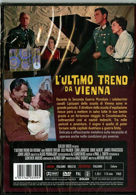 L' ultimo treno da Vienna di Arthur Hiller - DVD - 2