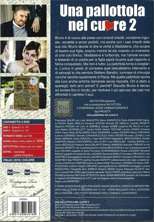 Una pallottola nel cuore. Stagione 2 (2 DVD) di Luca Manfredi - DVD - 2