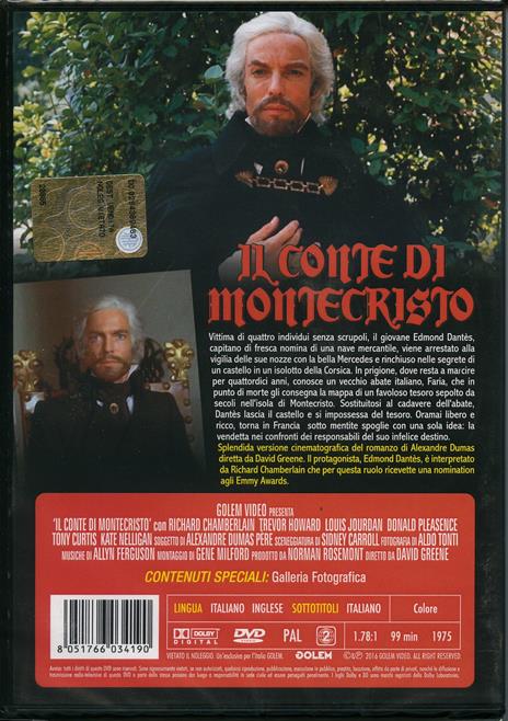Il conte di Montecristo di David Greene - DVD - 2