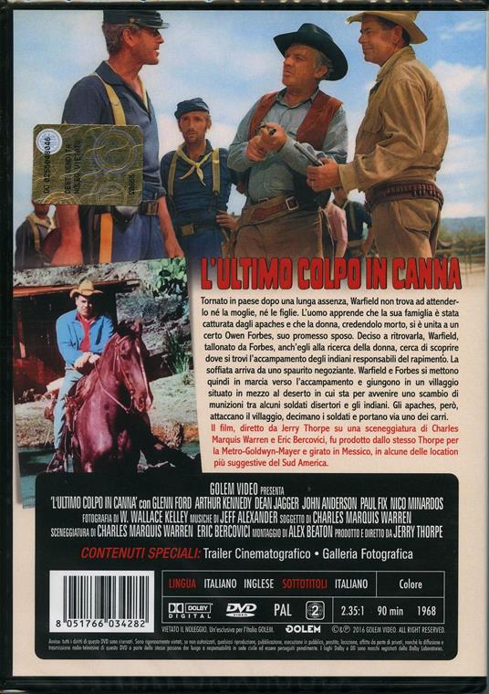 L' ultimo colpo in canna di Jerry Thorpe - DVD - 2