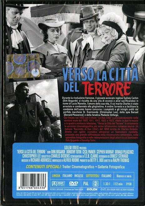 Verso la città del terrore di Ralph Thomas - DVD - 2