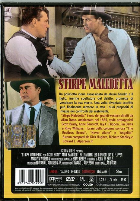 Stirpe maledetta di Allan Dwan - DVD - 2