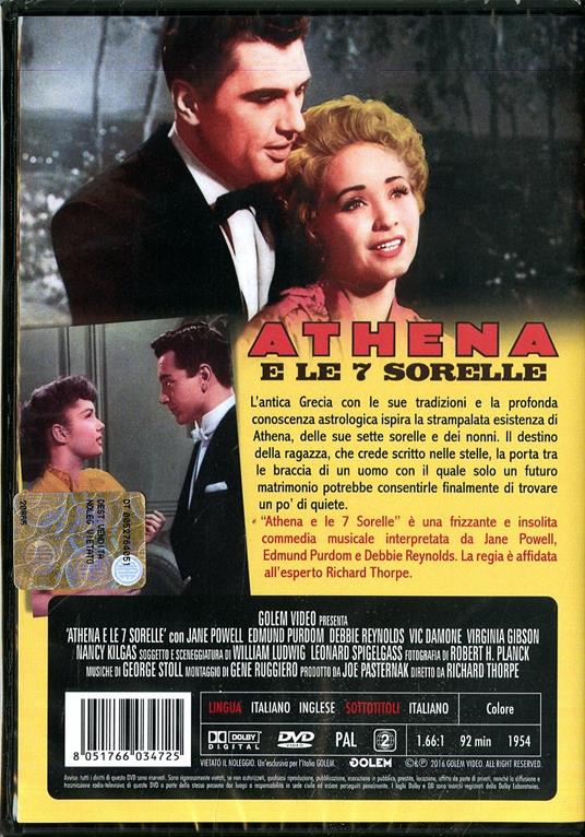 Athena e le sette sorelle di Richard Thorpe - DVD - 2
