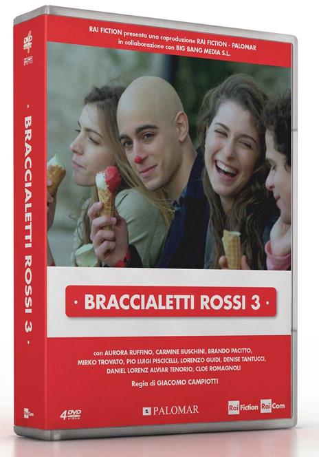 Braccialetti rossi 3 (serie tv Rai) (4 DVD) di Giacomo Campiotti - DVD