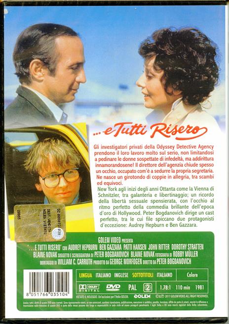 E tutti risero di Peter Bogdanovich - DVD - 2