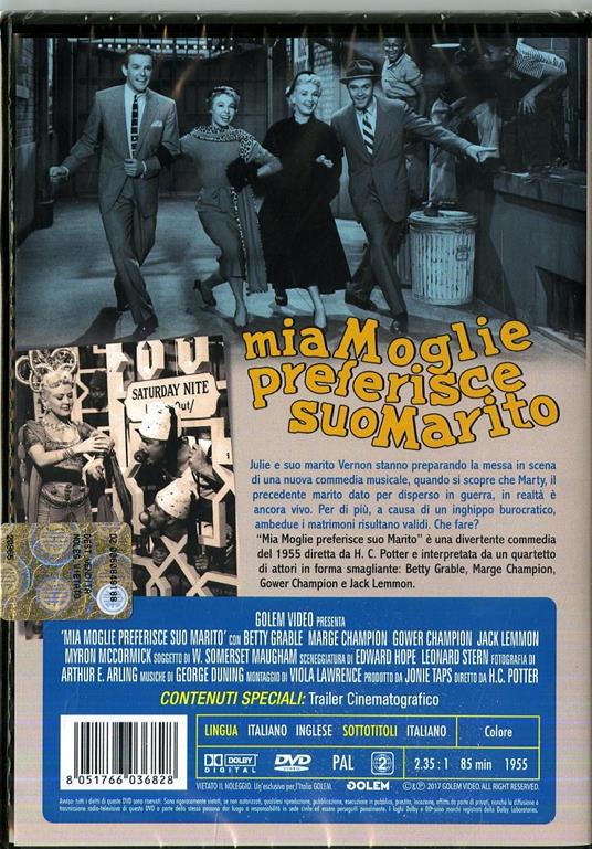 Mia moglie preferisce suo marito (DVD) di Henry C. Potter - DVD - 2