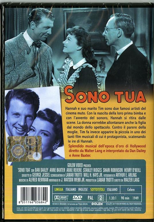 Sono tua (DVD) di Walter Lang - DVD - 2