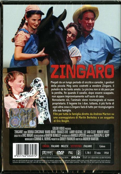 Zingaro (DVD) di Andrew Marton - DVD - 2