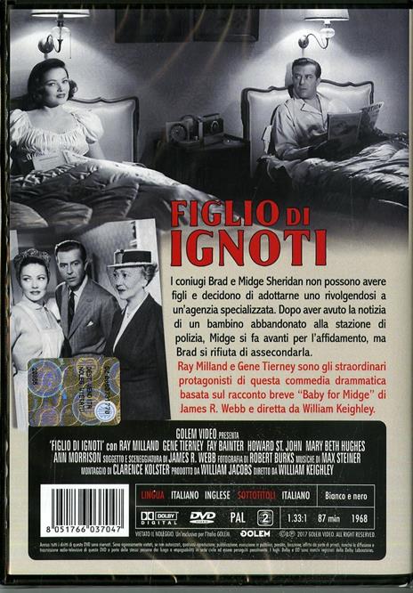 Figlio di ignoti (DVD) di William Keighley - DVD - 2