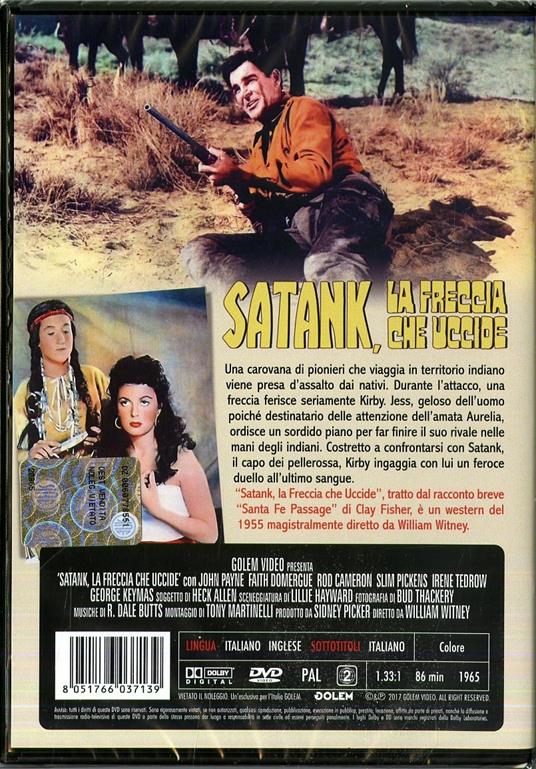 Satank, la freccia che uccide (DVD) di William N. Witney - DVD - 2