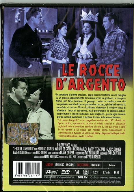 Le rocce d'argento (DVD) di Byron Haskin - DVD - 2